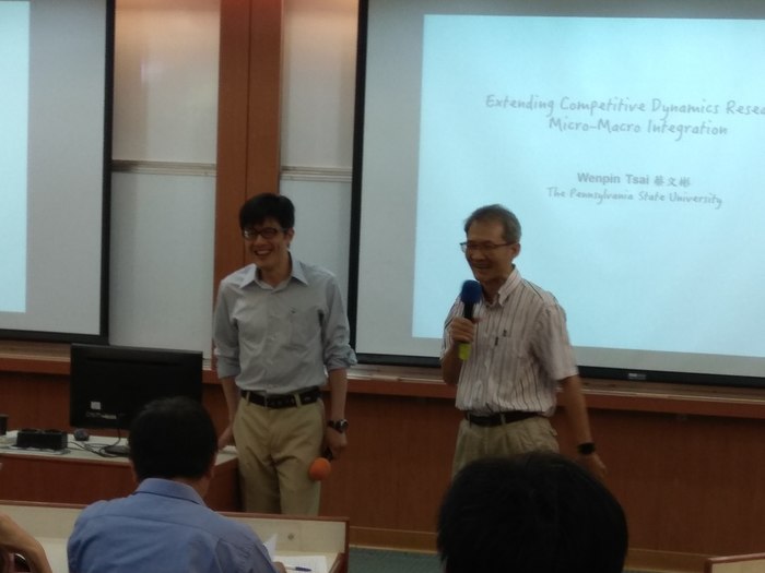2017/06/16 Prof. Wenpin Tsai (The Pennsylvania State University): Extending Competitive Dynamics Research: Micro and Macro IntegrationImage