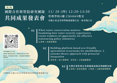 11/20(四)國際合作與管院研究團隊共同成果發表會(第二場)(另開新視窗)