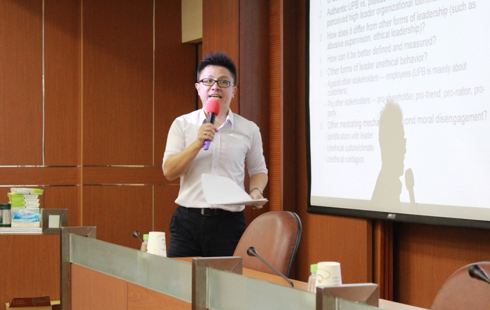 105/05/20(五) Leader Unethical Pro-Organizational Behavior and Employee Unethical Conduct: A Moral Disengagement Perspective圖片